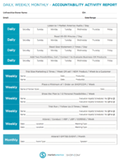 Accountability Activity Report (JR uses this one)